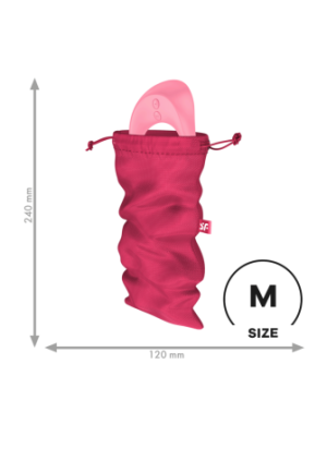 Sac de rangement sextoys rose taille M Treasure Bag Satisfyer - CC597879